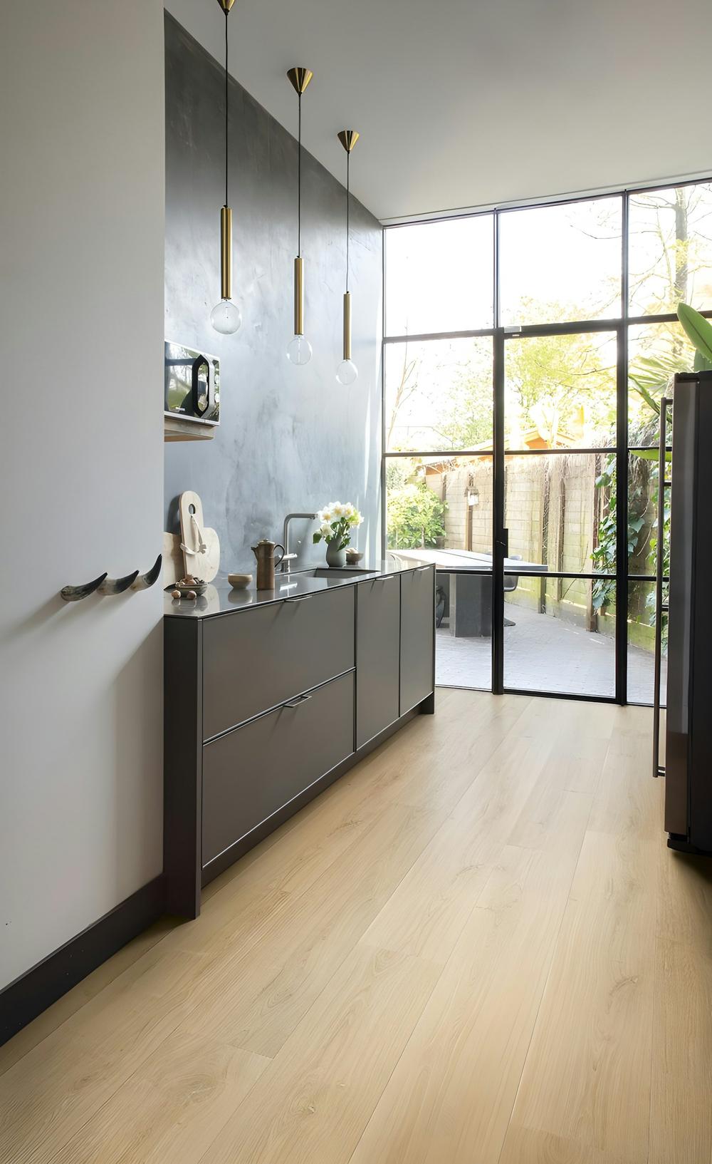 Culver City ADU: Open kitchen and living, 640 sq ft · 7 months